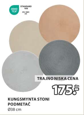 KUNGSMYNTA STONI PODMETAČ