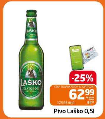 Pivo Laško 0,5l