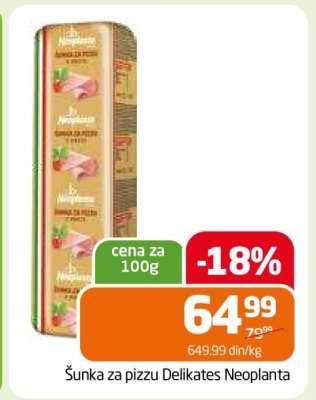 Šunka za pizzu Delikates Neoplanta