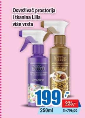 Osveživač prostorija i tkanina Lilla