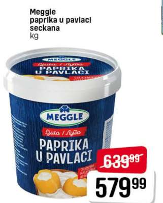 Meggle paprika u pavlaci seckana
