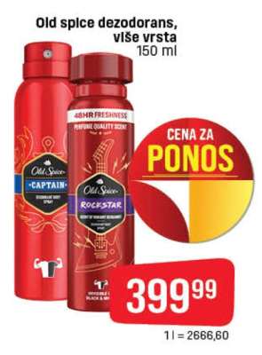 Old Spice deodorant