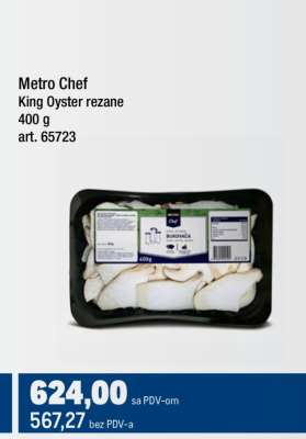 Metro Chef King Oyster rezane