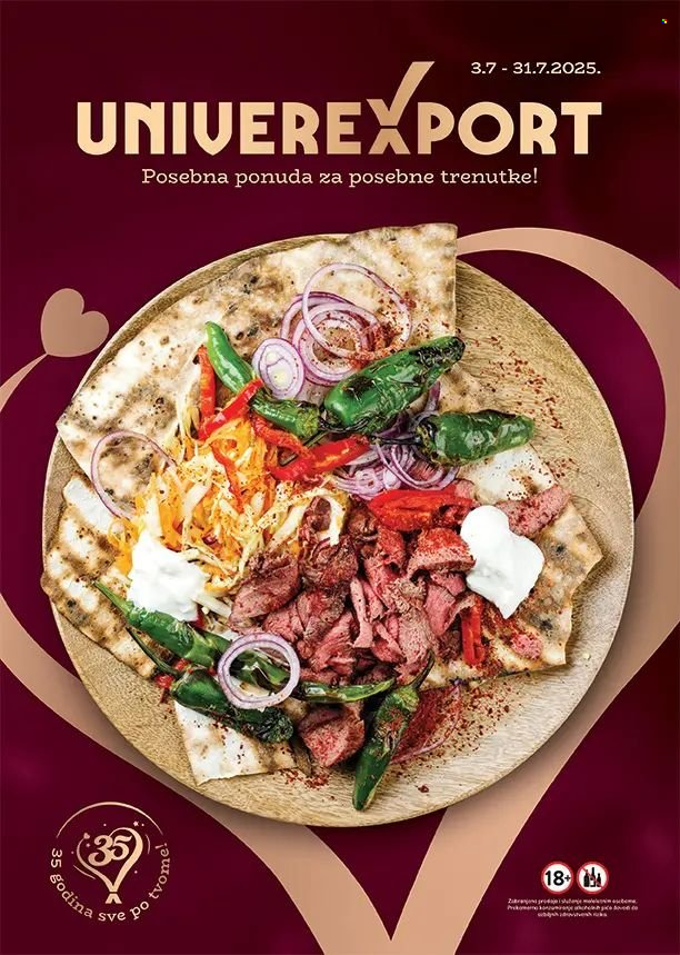 Univerexport katalog  - 03.07.2025 - 31.07.2025. Stranica 1