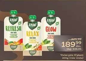 Voćni pire O'Plant
