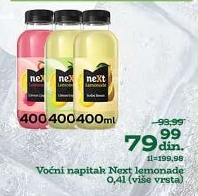 Voćni napitak Next lemonade