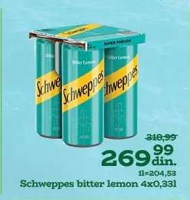 Schweppes bitter lemon 4x0,33l