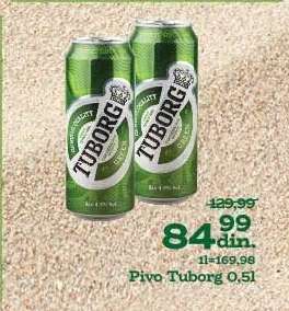 PIVO TUBORG 0,5l