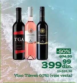 Vino Tikveš 0,75l