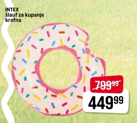 INTEX šlauf za kupanje krofna