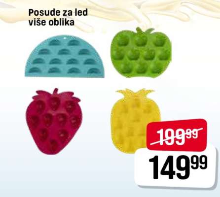 Posude za led više oblika