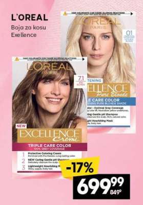 L'OREAL Boja za kosu Exellence