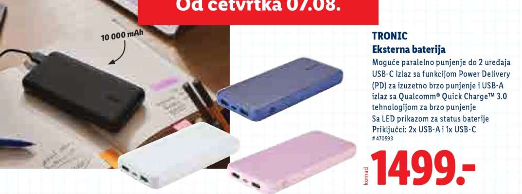 Tronic Eksterna baterija