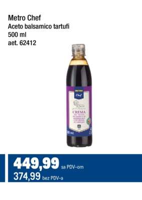 Metro Chef Aceto balsamico tartufi