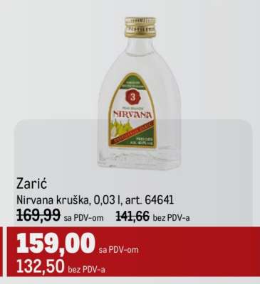Zarić Nirvana kruška