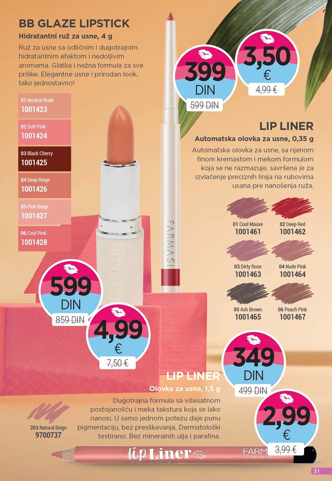 Farmasi katalog  - 01.08.2025 - 31.08.2025. Stranica 31