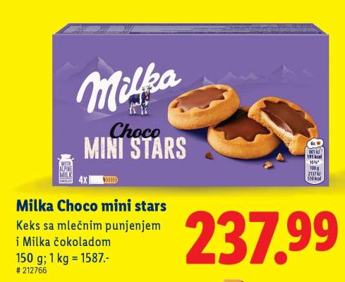 MILKA CHOCO MINI STARS