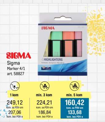 Sigma Marker 4/1
