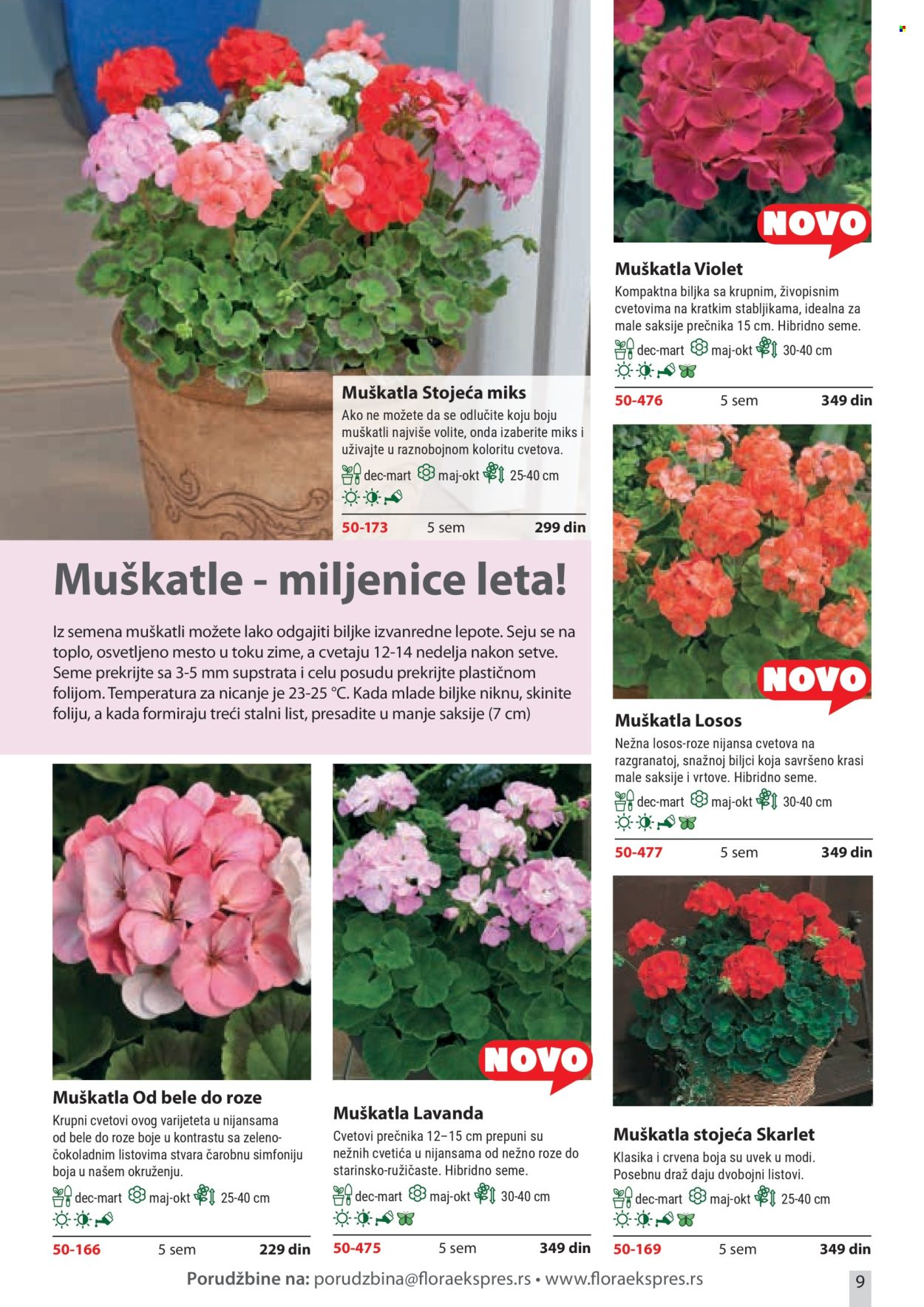 Flora Ekspres katalog . Stranica 9