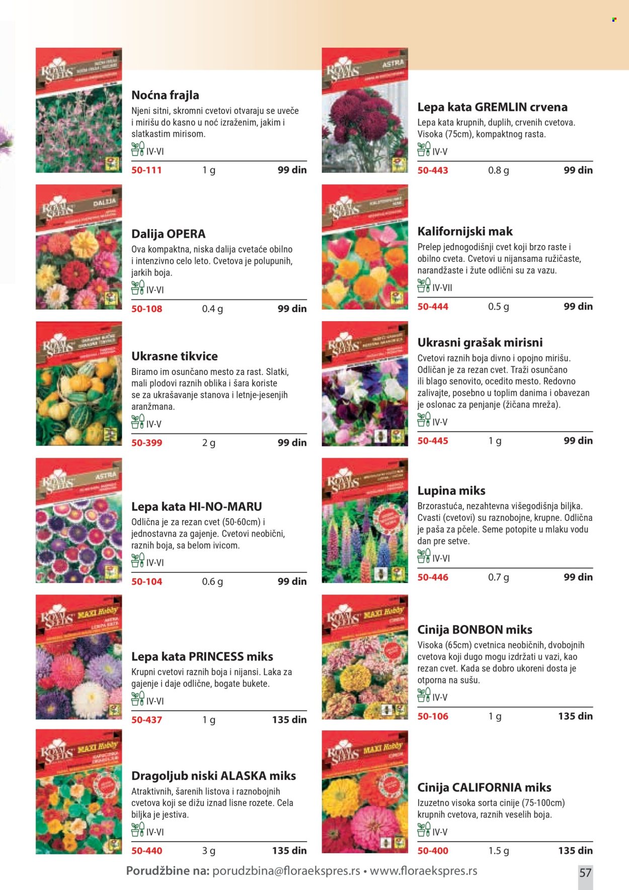 Flora Ekspres katalog . Stranica 57