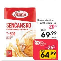 Brašno pšenično T-500 Sentella 1 kg