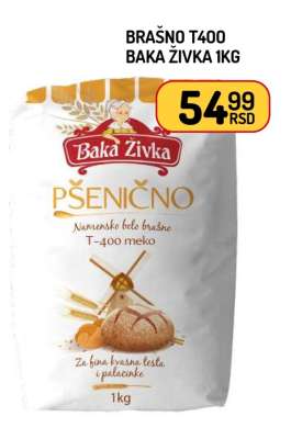 Brašno T400 Baka Živka 1kg