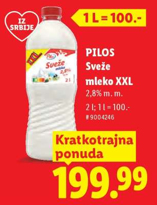 Pilos Sveže mleko XXL