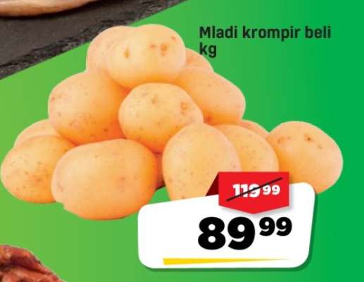 Mladi krompir beli