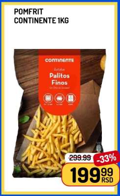 Pomfrit Continente 1kg