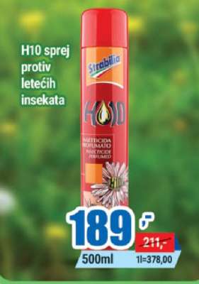 H10 sprej protiv letećih insekata