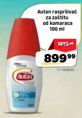 Autan raspršivač za zaštitu od komaraca 100 ml