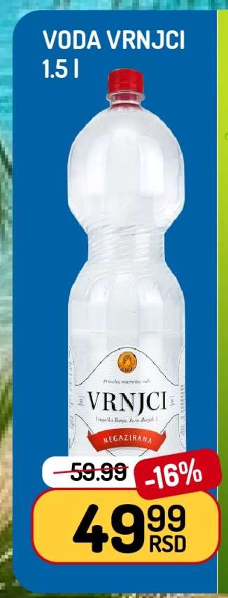 Voda Vrnjačka 1.5 l