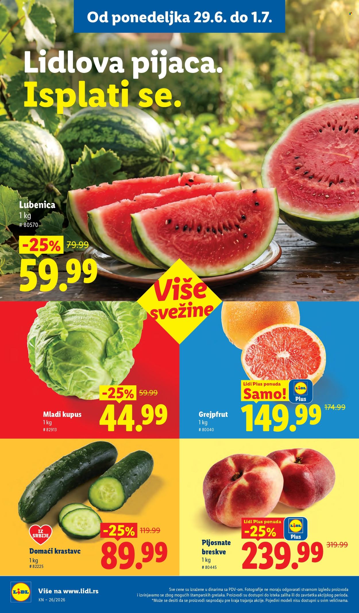 Lidl katalog  - 25.06.2026 - 01.07.2026. Stranica 100