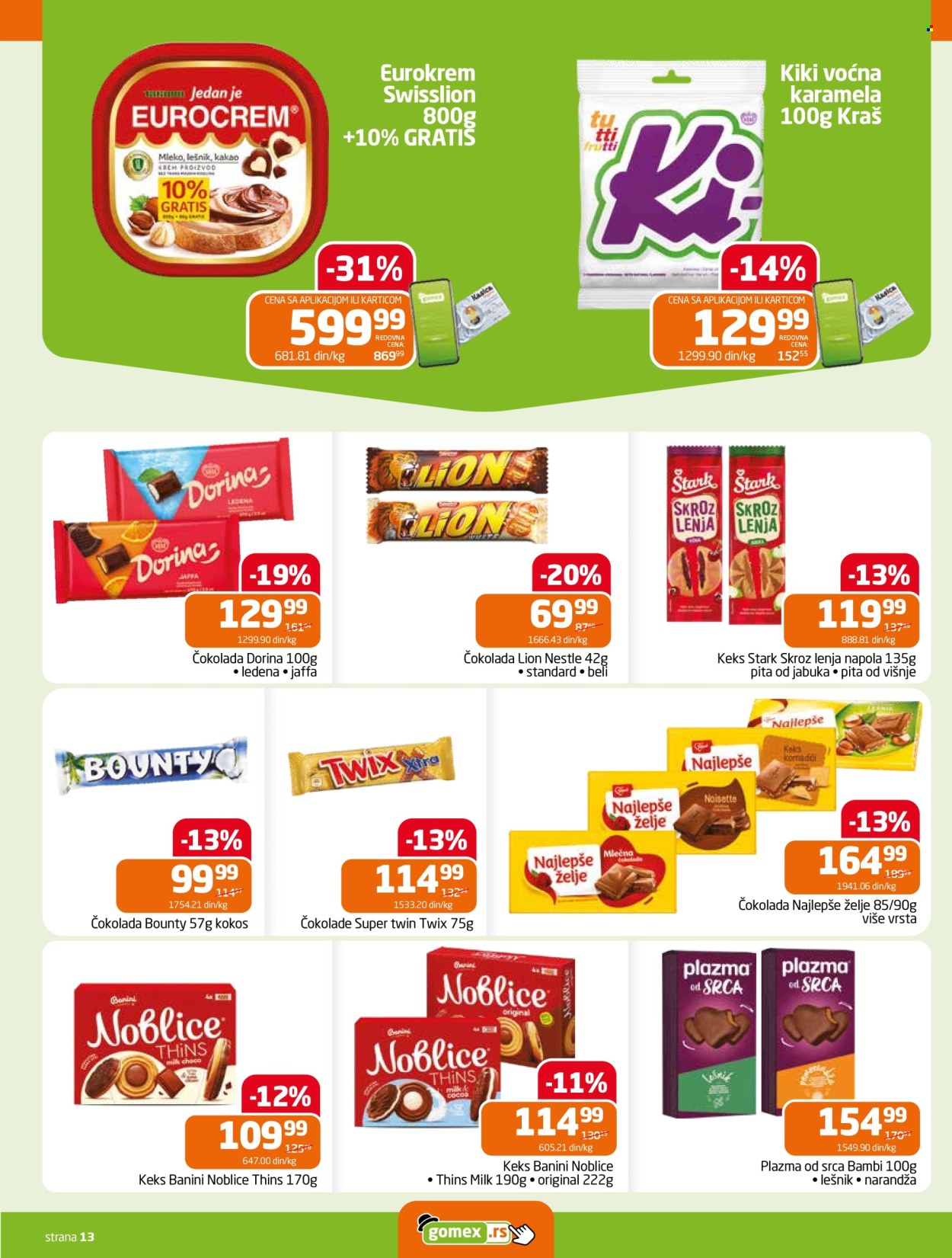 Gomex katalog  - 24.06.2026 - 07.07.2026. Stranica 13