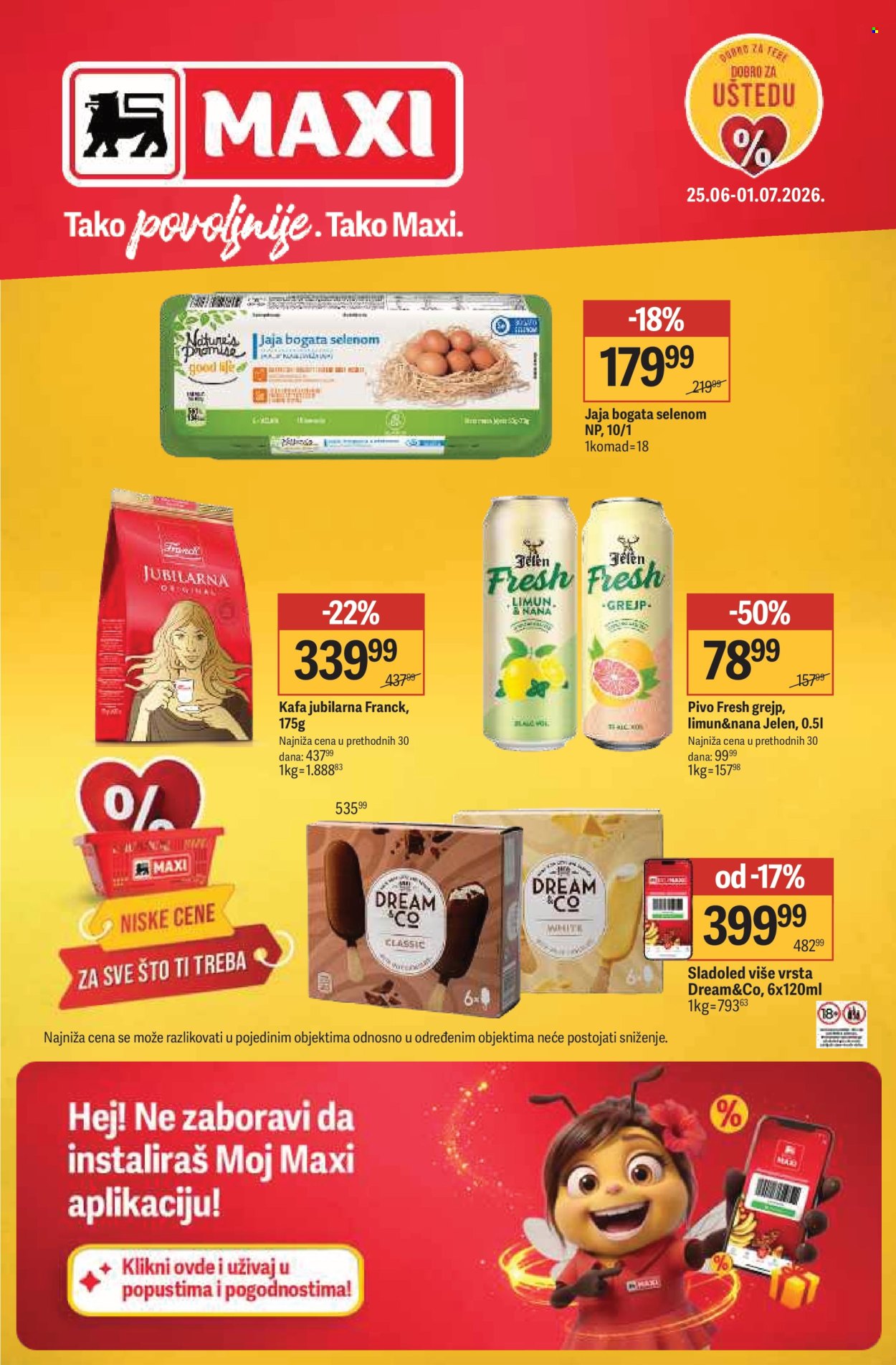 Maxi katalog  - 25.06.2026 - 01.07.2026. Stranica 1