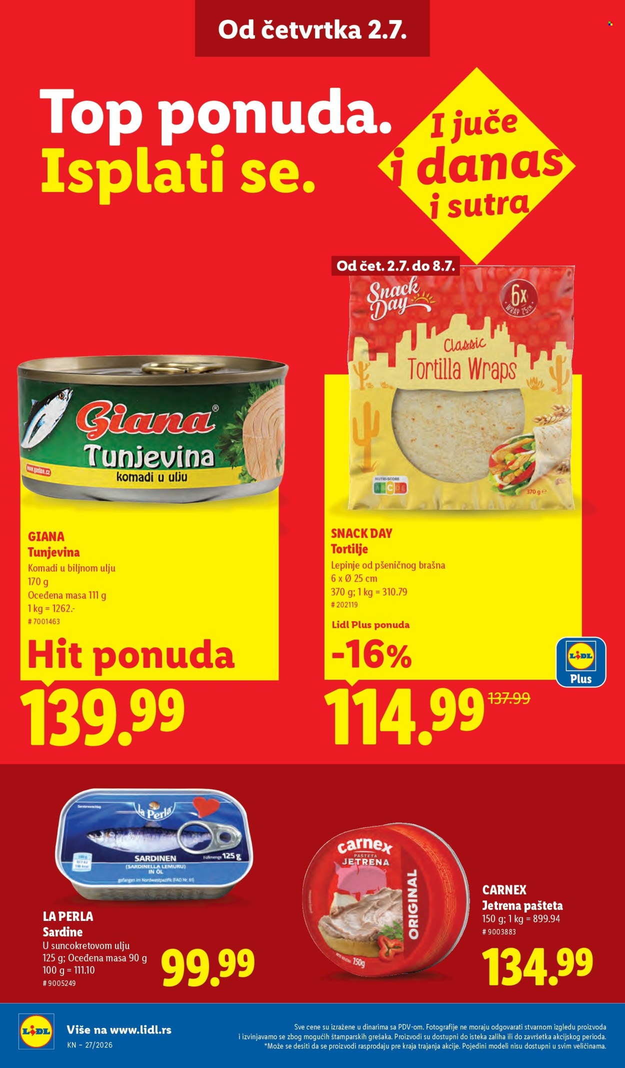 Lidl katalog  - 02.07.2026 - 08.07.2026. Stranica 28