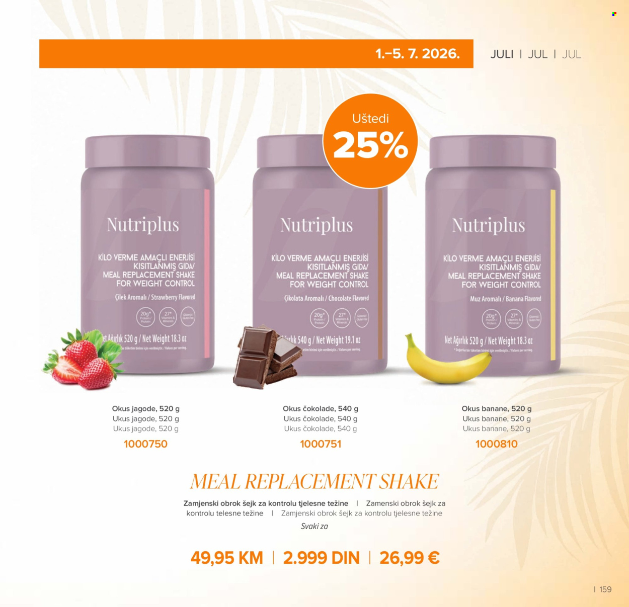 Farmasi katalog  - 01.07.2026 - 31.08.2026. Stranica 159