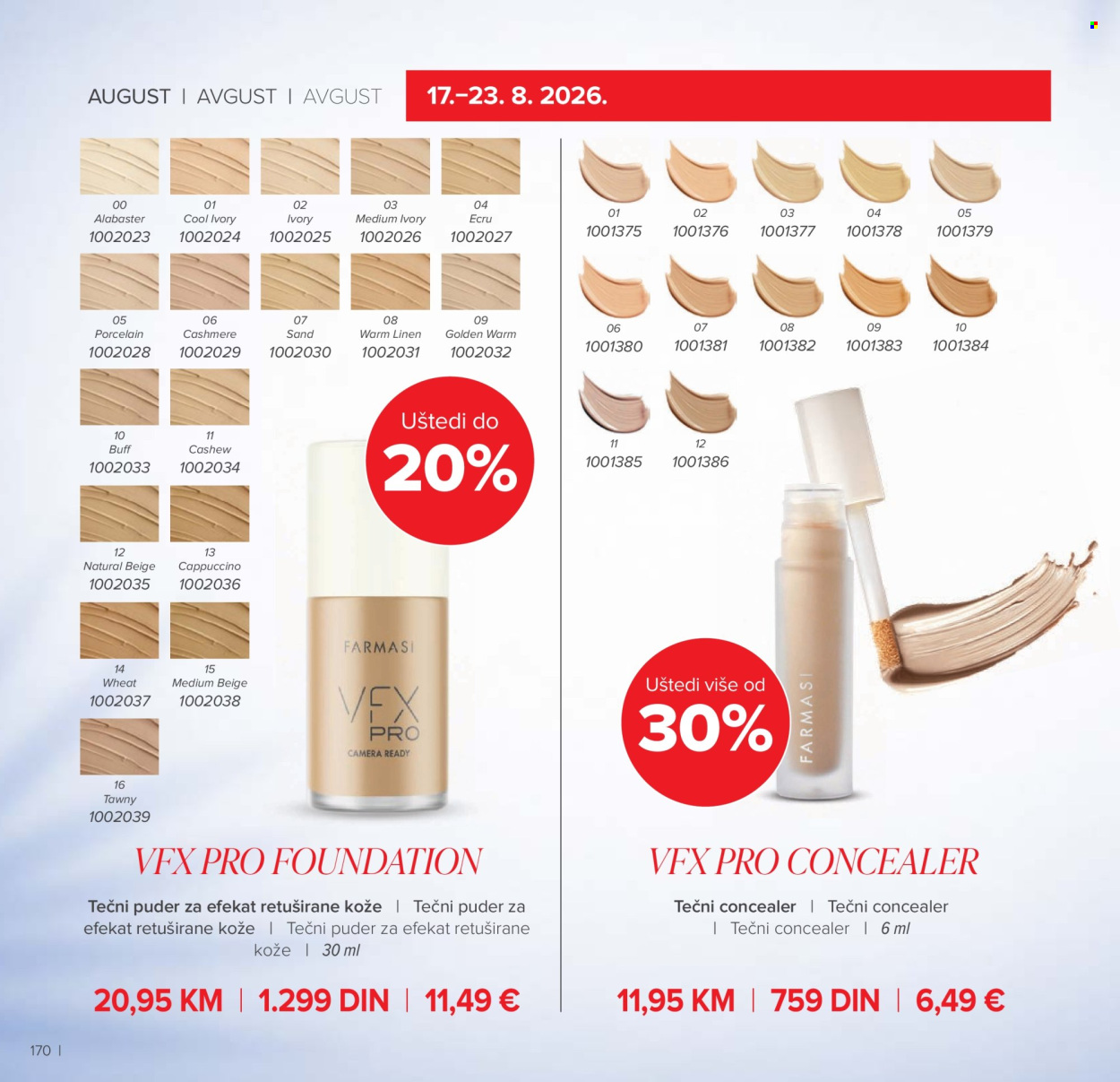 Farmasi katalog  - 01.07.2026 - 31.08.2026. Stranica 170