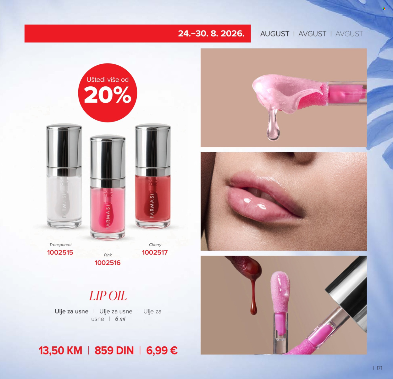 Farmasi katalog  - 01.07.2026 - 31.08.2026. Stranica 171