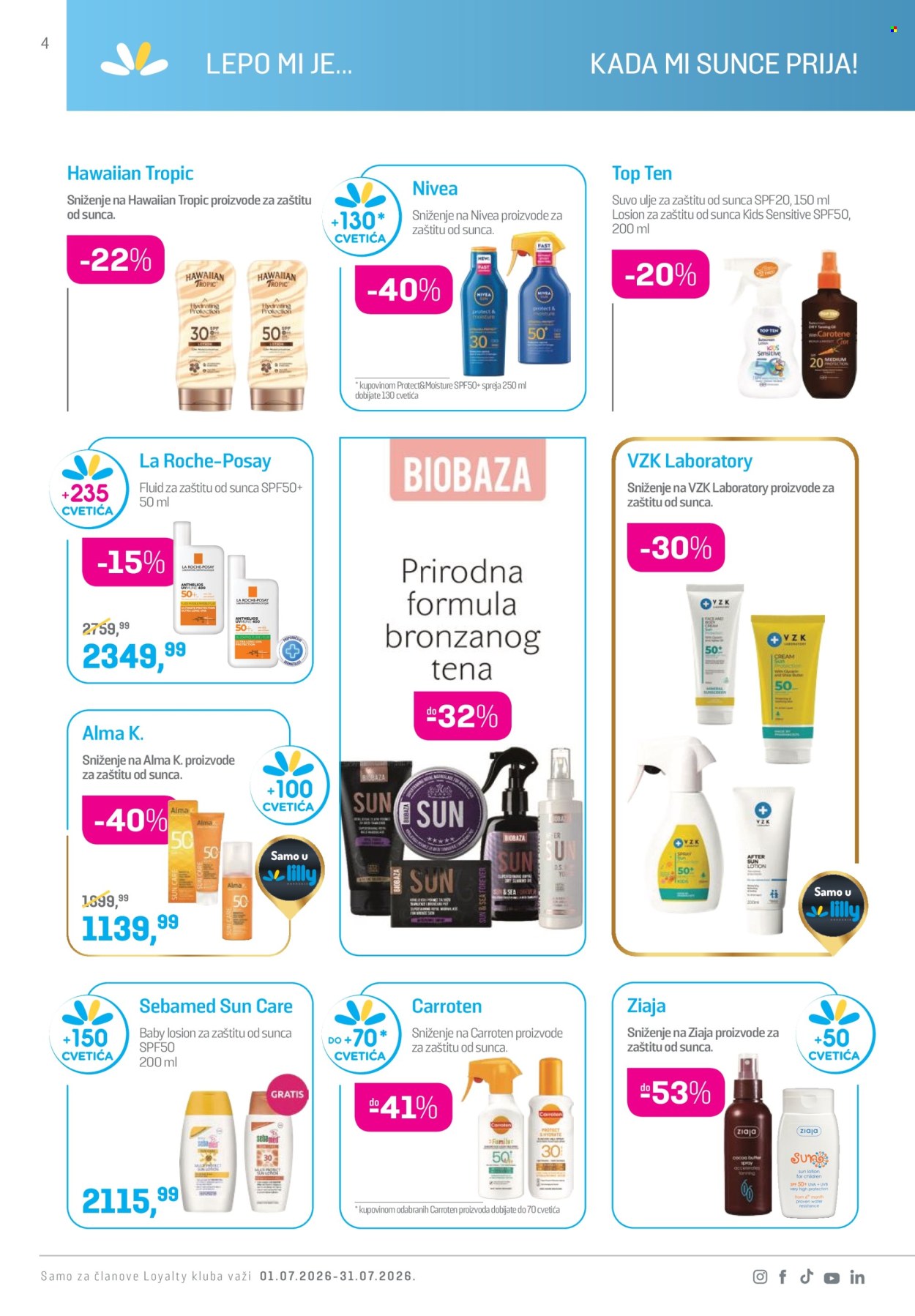 Lilly Drogerie katalog  - 01.07.2026 - 31.07.2026. Stranica 4