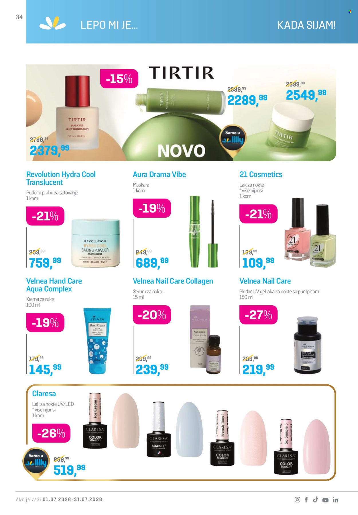 Lilly Drogerie katalog  - 01.07.2026 - 31.07.2026. Stranica 34