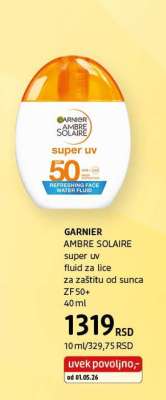 GARNIER AMBRE SOLAIRE