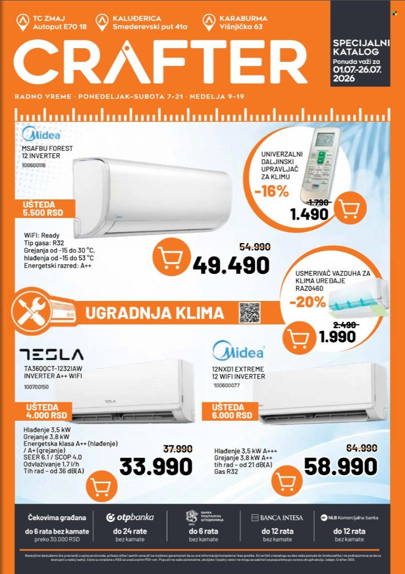 Crafter katalog  - 01.07.2026 - 26.07.2026. Stranica 1