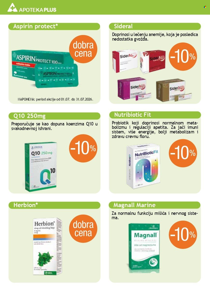 Apoteka Plus katalog  - 01.07.2026 - 31.08.2026. Stranica 4