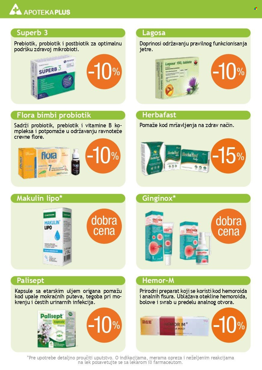 Apoteka Plus katalog  - 01.07.2026 - 31.08.2026. Stranica 10