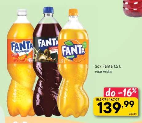 Sok Fanta 1.5 l