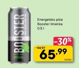 Energetsko piće Booster limenka 0.5 l