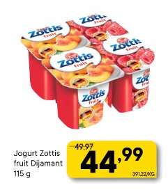 Jogurt Zottis fruit Dijamant