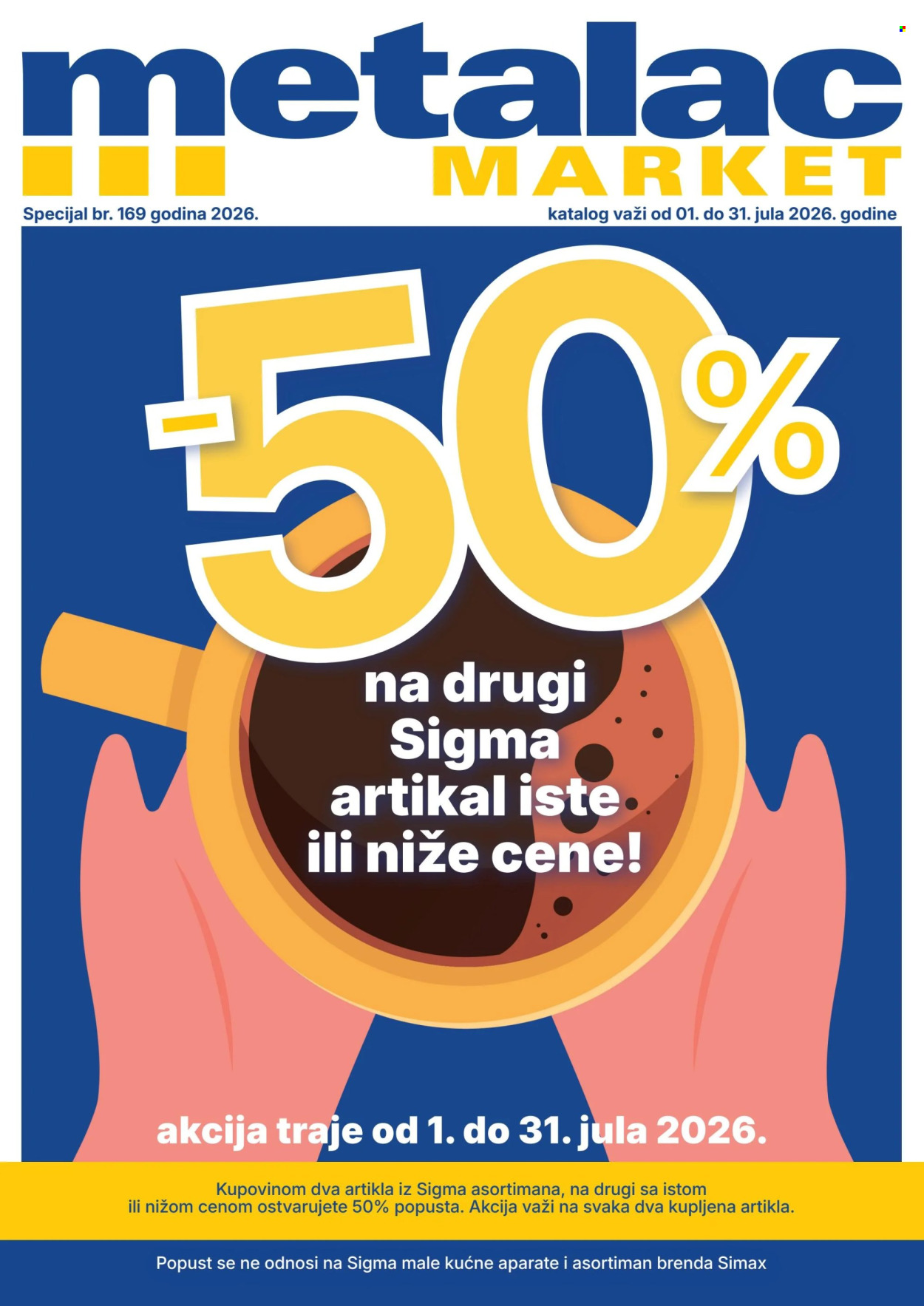 Metalac Market katalog  - 01.07.2026 - 31.07.2026. Stranica 1
