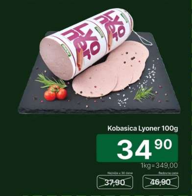 Kobasica Lyoner 100g